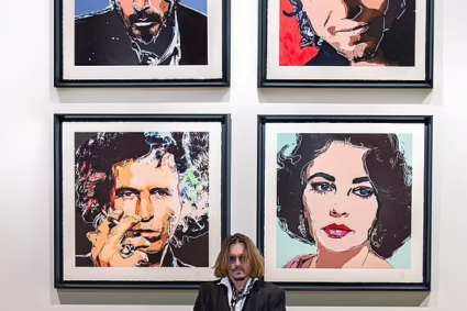 Johnny Depp sells his debut artwork collection for a jaw-dropping $3.6 million just hours